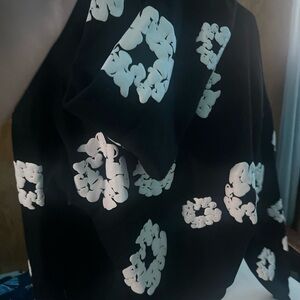 Black & white denim tears